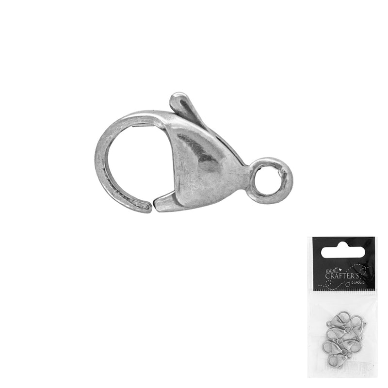 Stainless Steel Lobster Clasps, 15 x 9 mm, 12 Packs of 12 Pieces