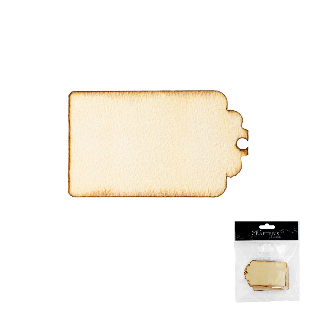Wood Rectangle Pendant, 12 packs of 12 pcs