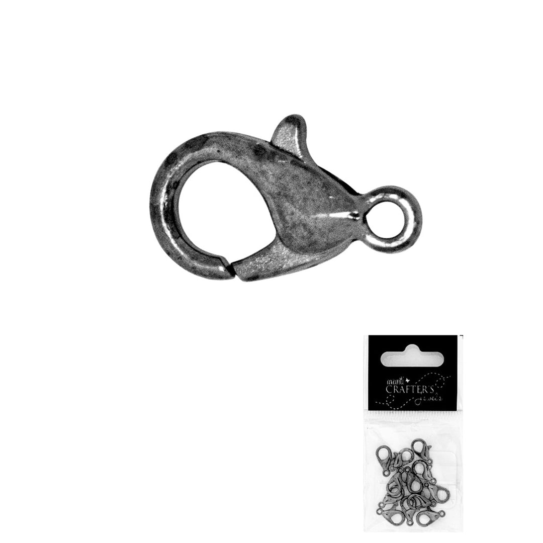 Lobster Clasps for Necklaces and Bracelets, 12 x 7 mm, 12 pcs