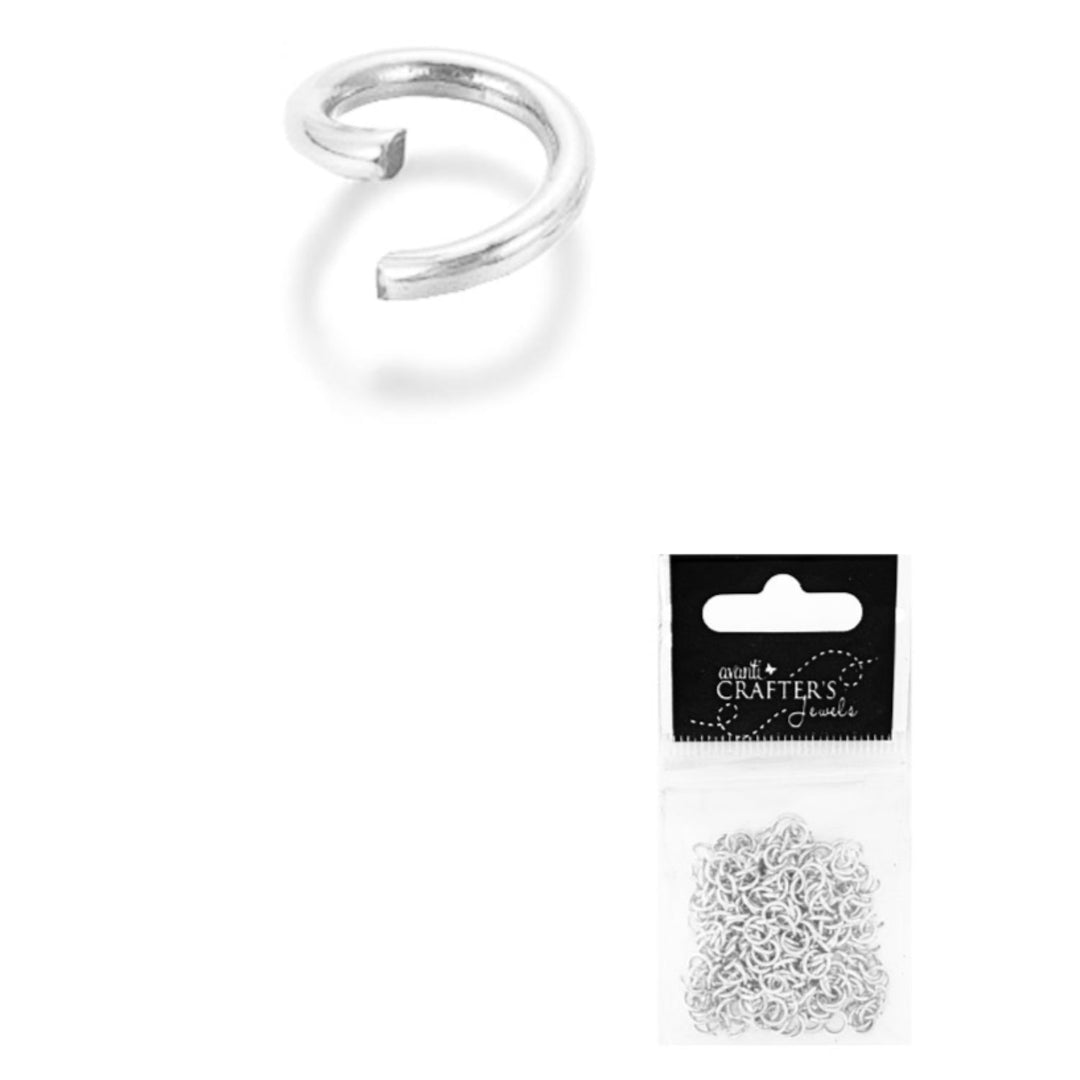 Jump Open Ring, Silver Color, 4mm, 250 Pieces, 12 Packs