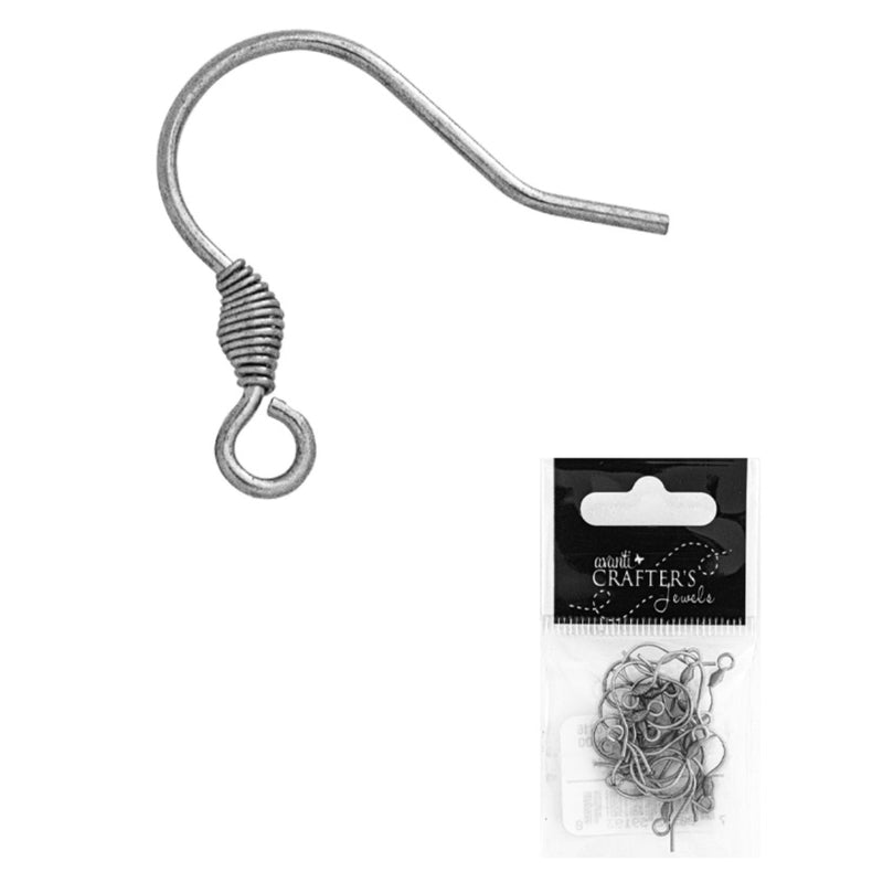 Stainless Steel Earring Hooks, 12 Packs of 20 Pieces