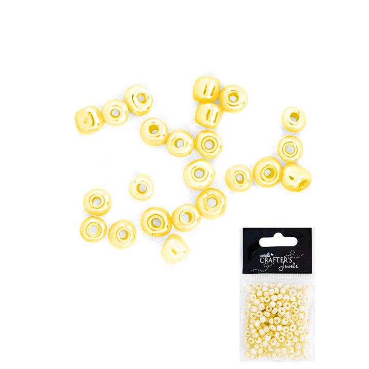 Glass Seed Beads, 4mm, 22g, Color Variety, 12-Pack