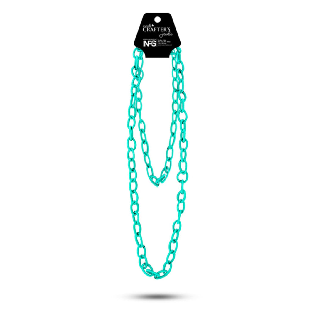 Nylon Chain Oval Loop, Variety Colors, 1 Piece
