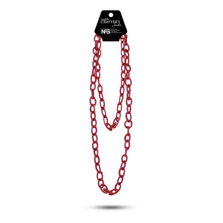 Nylon Chain Oval Loop, Variety Colors, 1 Piece, 12-Pack