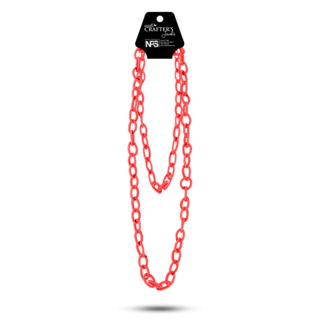 Nylon Chain Oval Loop, Variety Colors, 1 Piece, 12-Pack