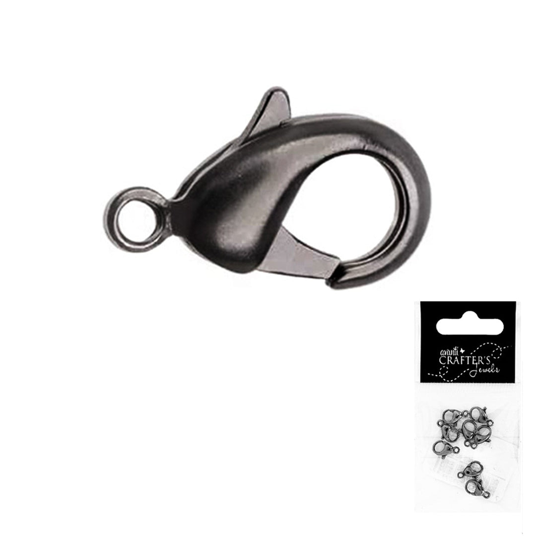 Lobster Clasps, Jewelry Connectors for Bracelets and Necklaces, 8 Pieces