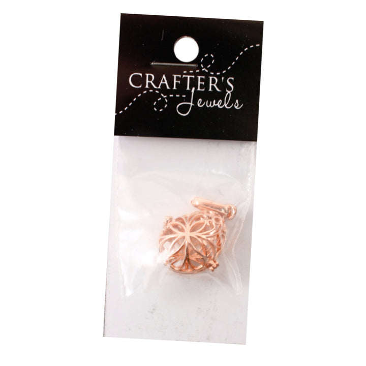 Metallic Charm, Gold, Bronze & Silver Colors, 1" inch, 1 Piece, 12-Pack