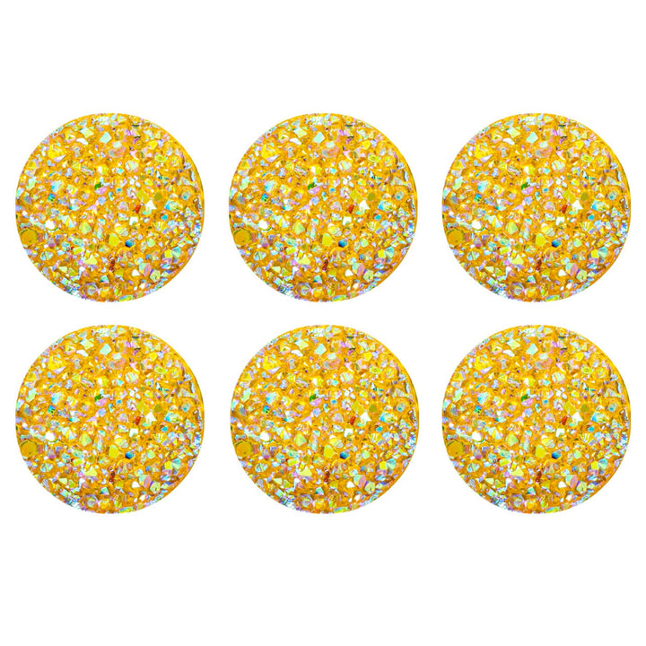 Acrylic Rhinestones, Variety Colors, 12 Packs of 6 Pieces