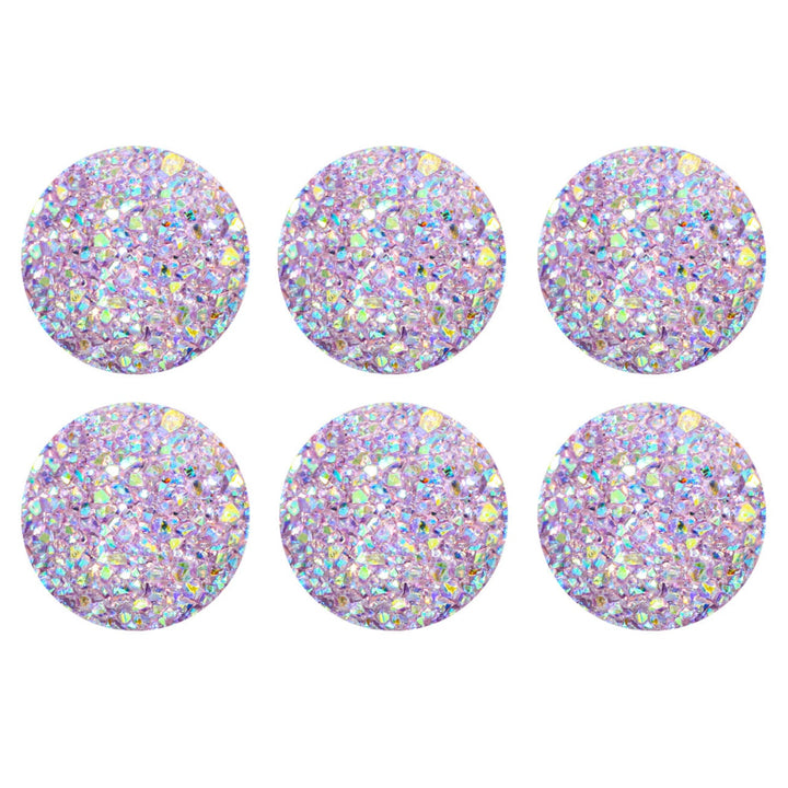 Acrylic Rhinestones, Variety Colors, 12 Packs of 6 Pieces