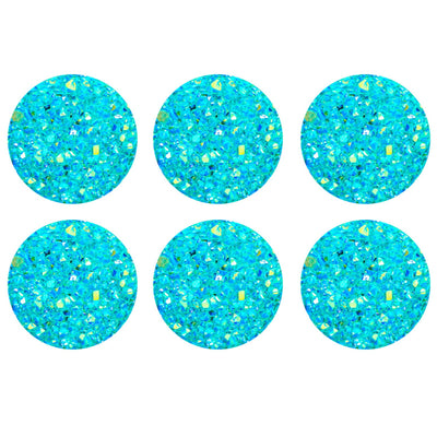 Acrylic Rhinestones, Variety Colors, 12 Packs of 6 Pieces