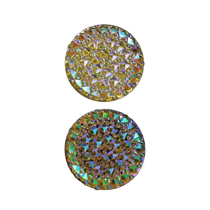 Acrylic Rhinestones, Multicolor, 2 pcs each