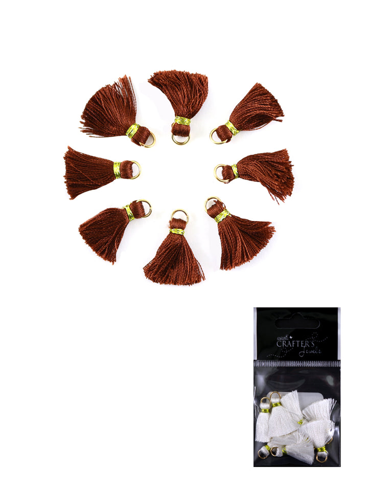 Craft Tassels, Color Variety, 8 Pieces