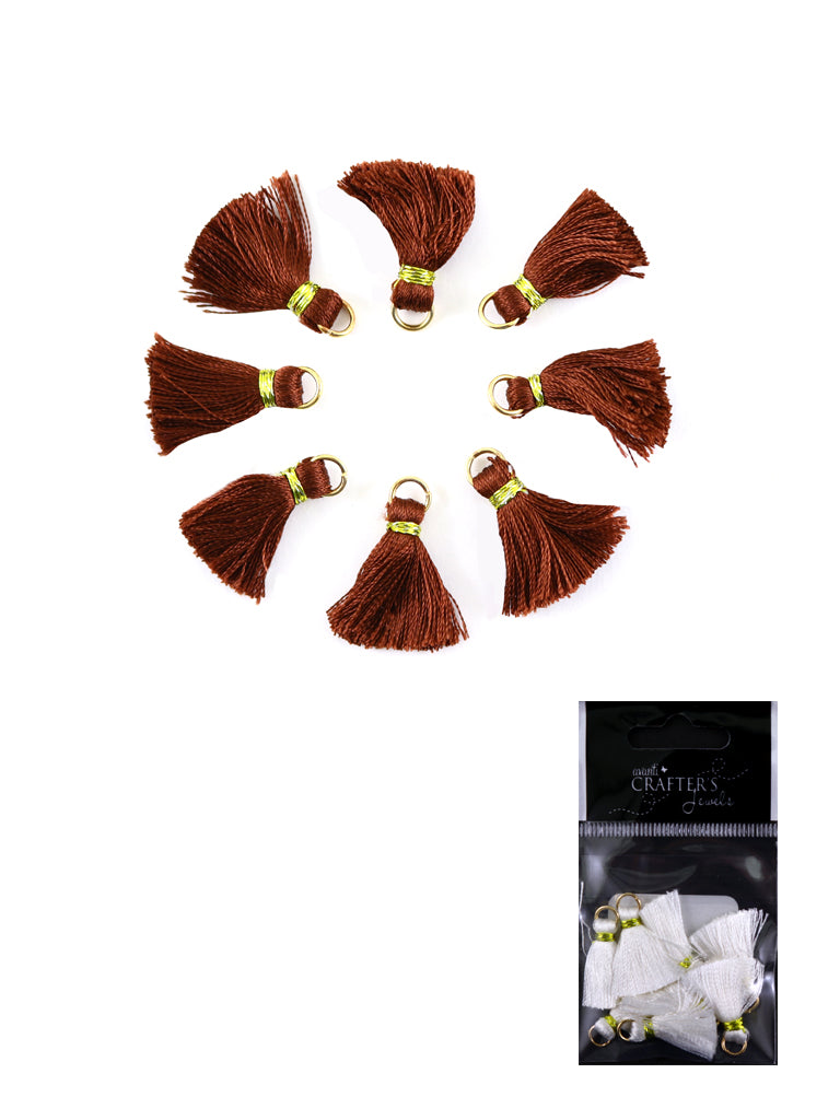 Craft Tassels, Color Variety, 8 Pieces, 12-Pack