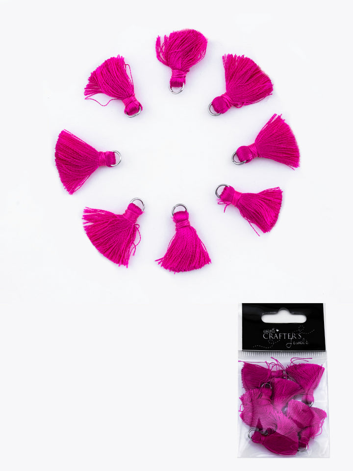 Craft Tassels, Color Variety, 8 Pieces, 12-Pack