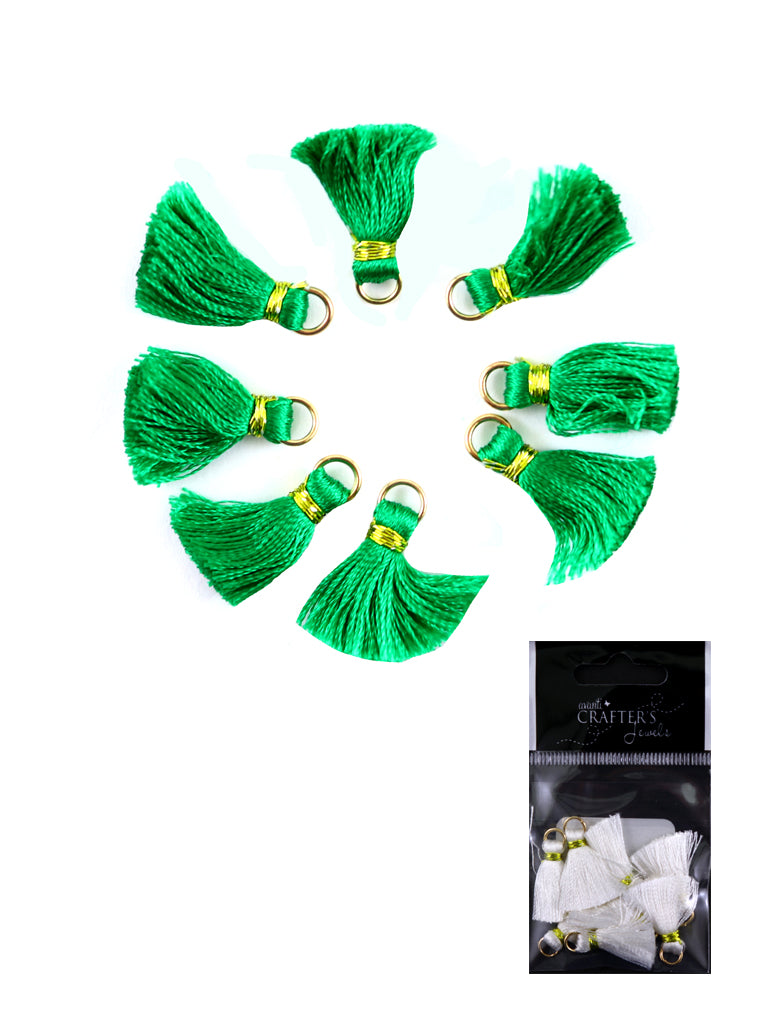 Craft Tassels, Color Variety, 8 Pieces, 12-Pack