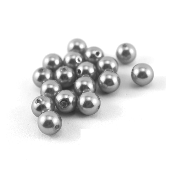 Pearl Beads, Gold & Silver Colors, 10mm, 12 Packs of 100 Pieces