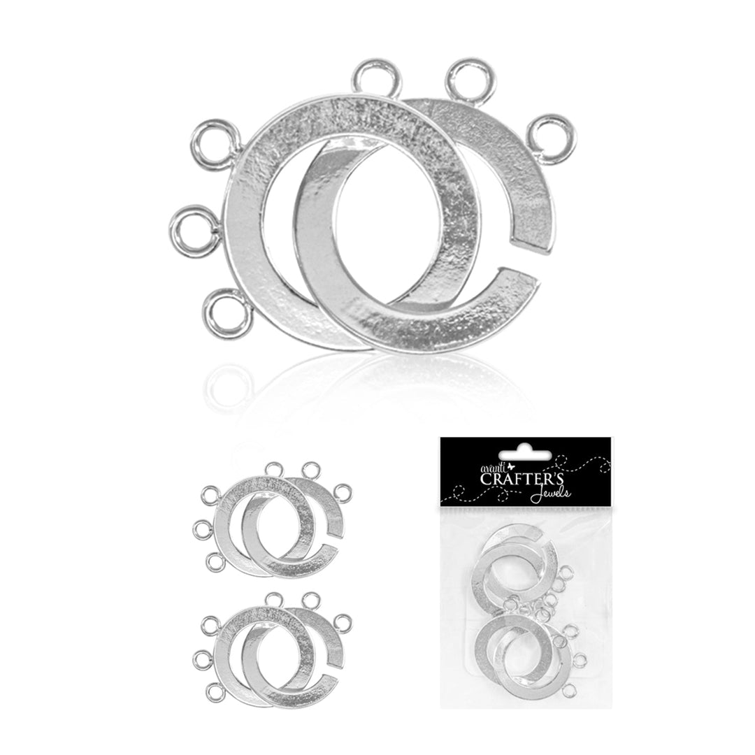 Insert Clip, Silver Color, 2 Pieces, 12-Pack