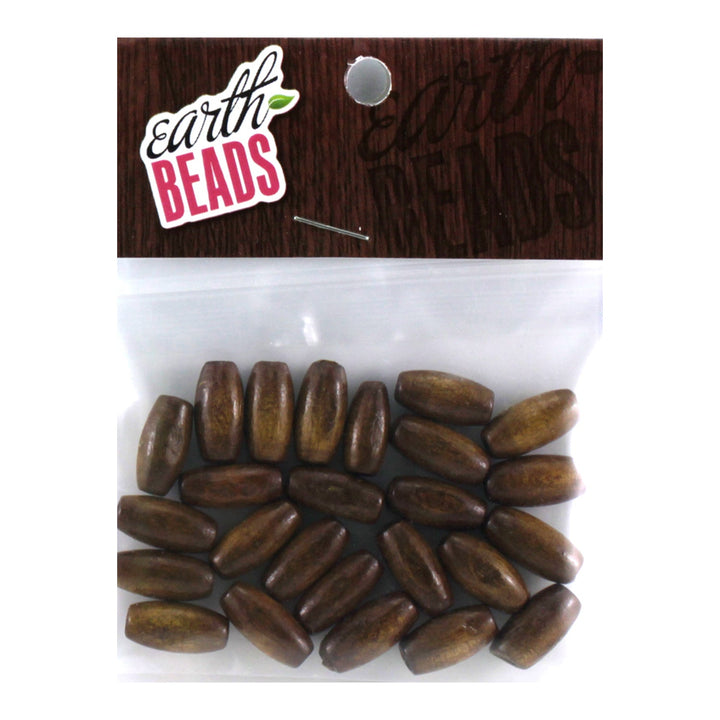 Earth Beads, Variety of Colors, 25 Pieces, Retail