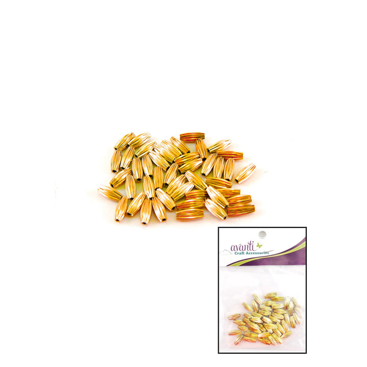 Metal Beads Gold & Silver – 30 Pieces, Retail