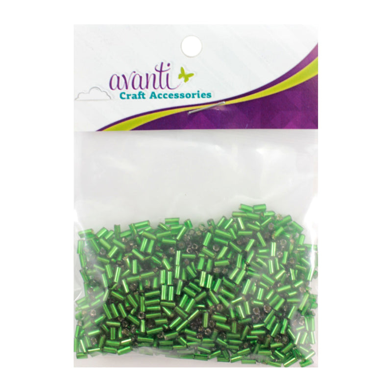 Tubular Beads, Variety of Colors, 30 ml, 12-Pack