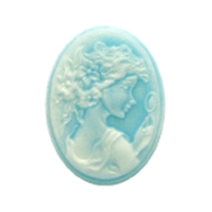 Cameo Pendant, Variety of Colors, 1 Piece