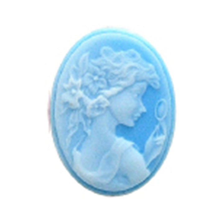 Cameo Pendant, Variety of Colors, 1 Piece