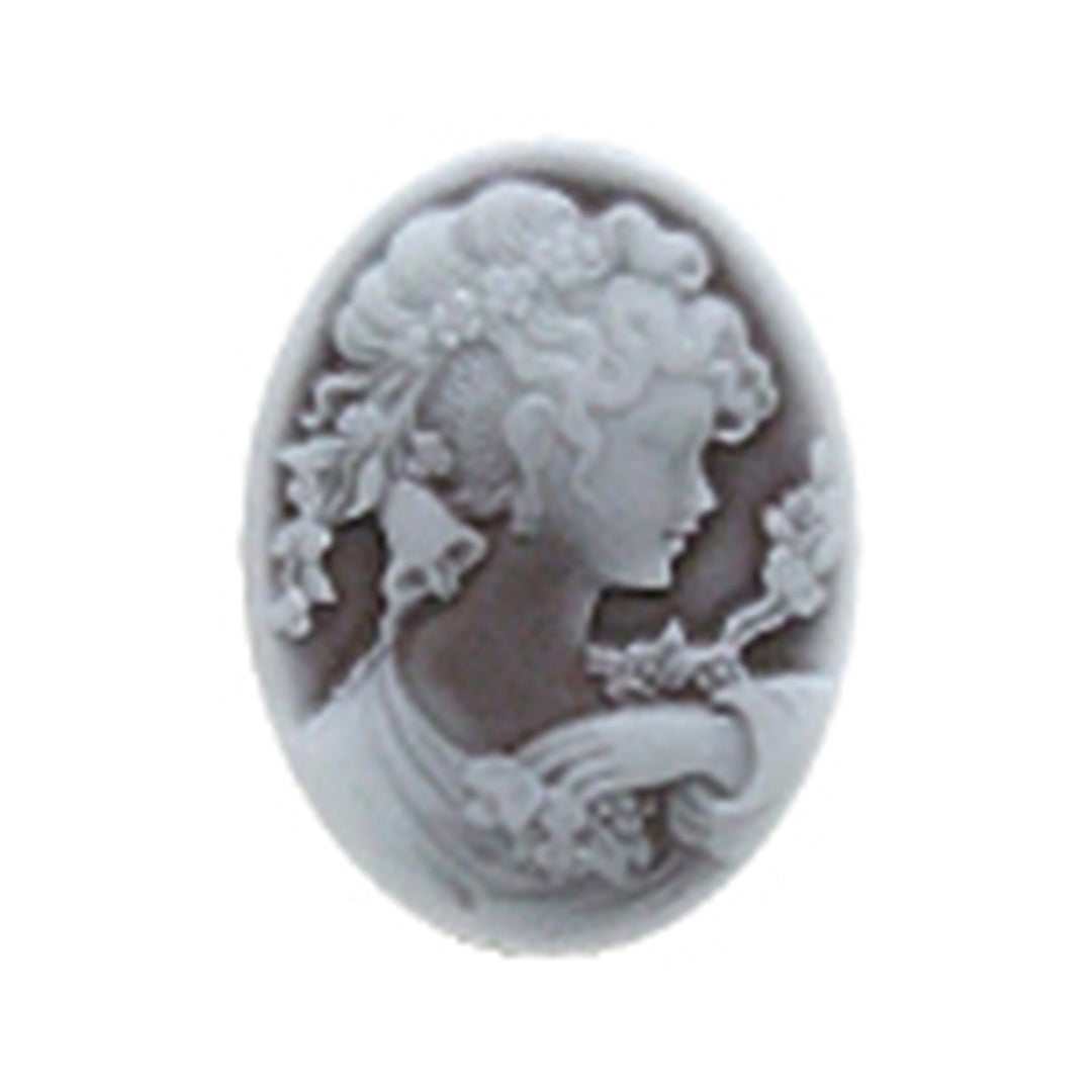 Cameo Pendant, Variety of Colors, 1 Piece