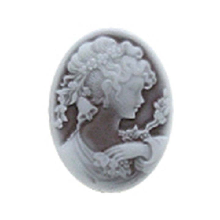 Cameo Pendant, Variety of Colors, 1 Piece