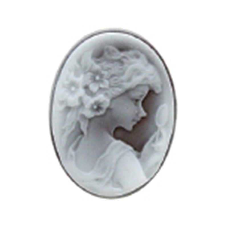 Cameo Pendant, Variety of Colors, 1 Piece