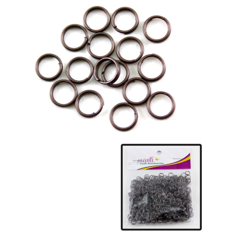 Aluminum Rings, 6mm, 750 Pieces, Variety of Color, 12-Pack