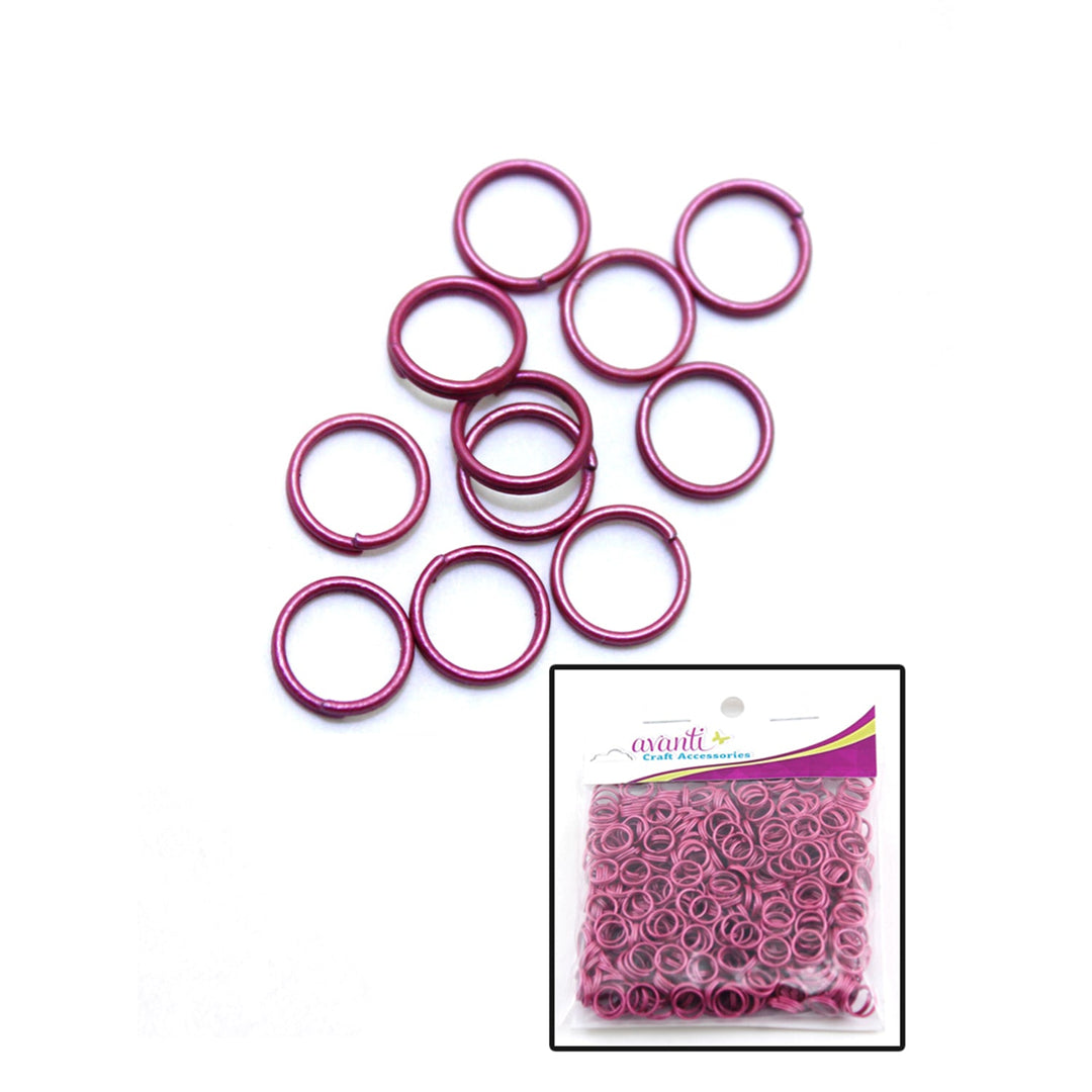 Aluminum Rings, Variety of Colors, 8mm, 500 Pieces, 12-Pack