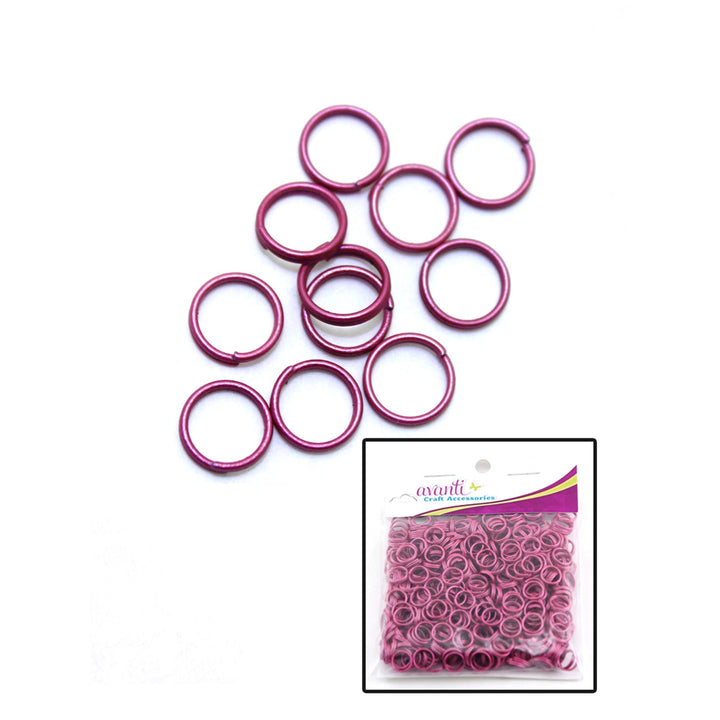 Aluminum Rings, Variety of Colors, 8mm, 500 Pieces, 12-Pack