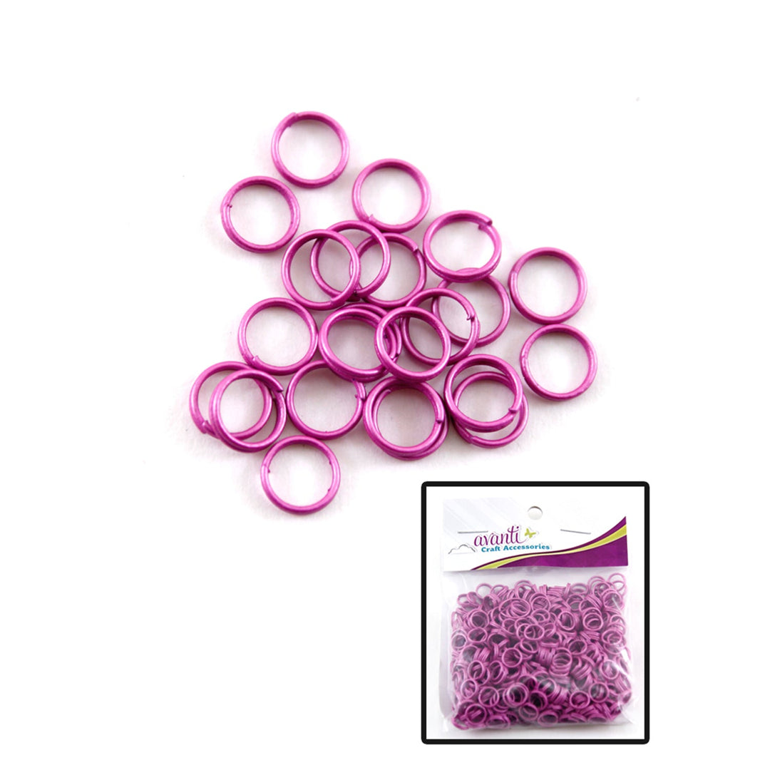Aluminum Rings, Variety of Colors, 8mm, 500 Pieces