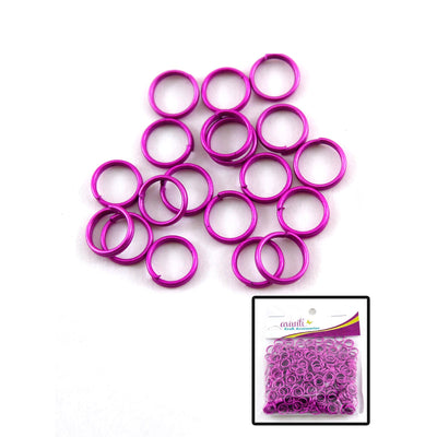 Aluminum Rings, Variety of Colors, 8mm, 500 Pieces