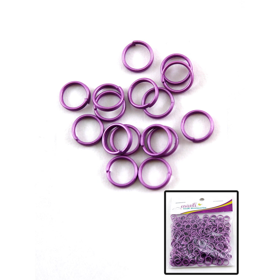 Aluminum Rings, Variety of Colors, 8mm, 500 Pieces