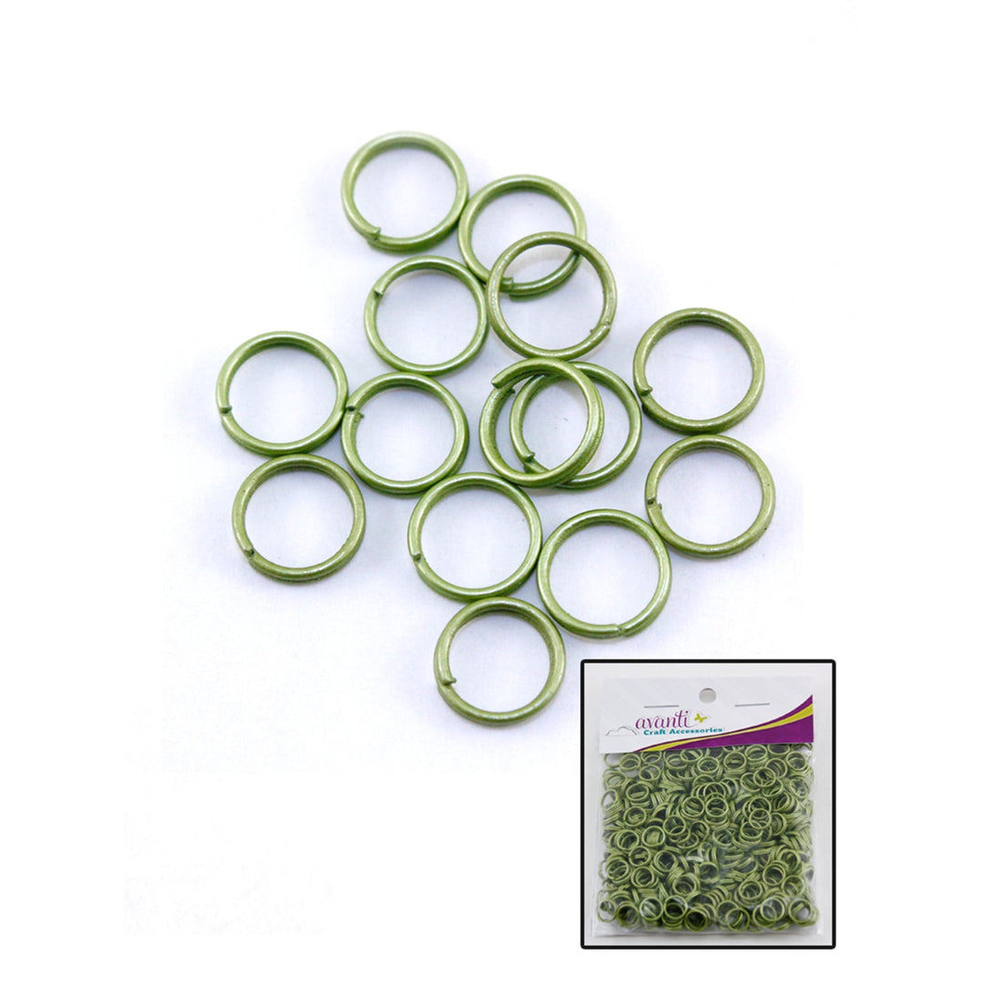 Aluminum Rings, Variety of Colors, 8mm, 500 Pieces