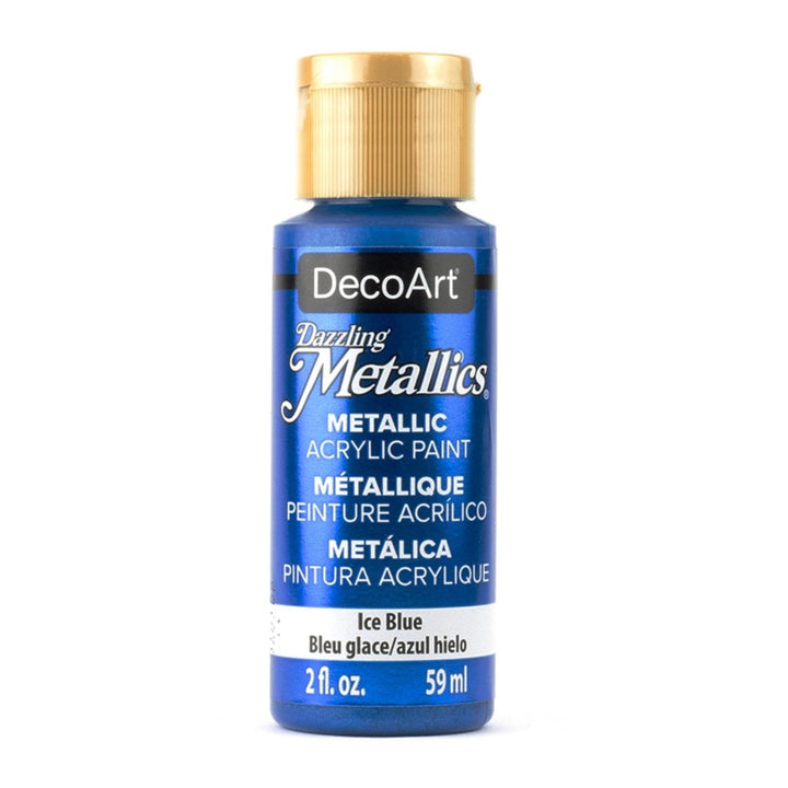 DecoArt, Dazzling Metallics Paint,  2 Fl. Oz., 59 ml, 6-Pack