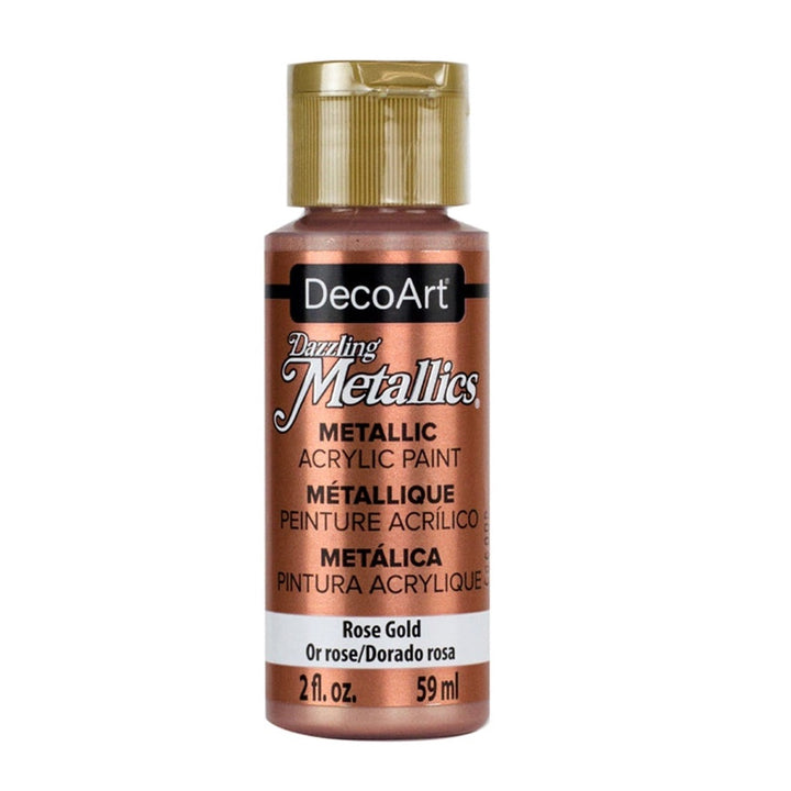 DecoArt, Dazzling Metallics Paint,  2 Fl. Oz., 59 ml, 6-Pack