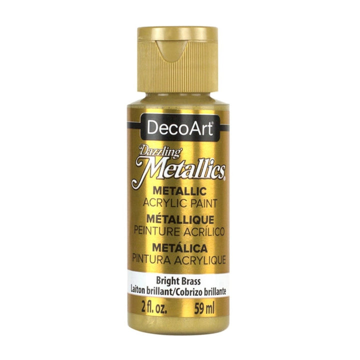DecoArt, Dazzling Metallics Paint,  2 Fl. Oz., 59 ml, 6-Pack