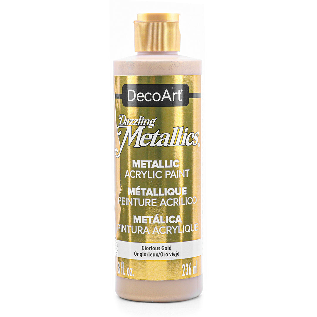 DecoArt,  Dazzling Metallics Acrylic Paint,  8 Fl. Oz.,   236 ml