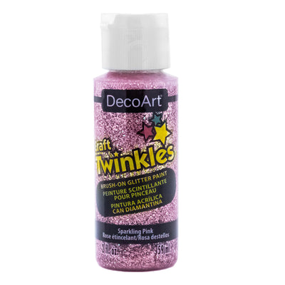 DecoArt, Craft Twinkle, Glitter Acrylic Paint,  2 fl. oz., 56 ml, 6-Pack