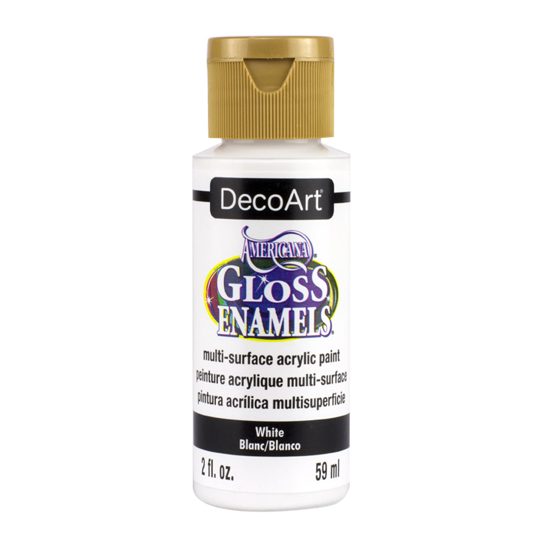 DecoArt Americana, Gloss Enamel Paint,  2 Oz., 3-Pack