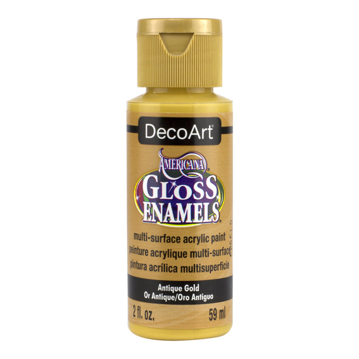 DecoArt Americana, Gloss Enamel Paint,  2 Oz., 3-Pack