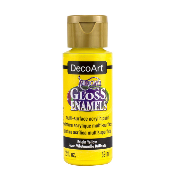 DecoArt Americana, Gloss Enamel Paint,  2 Oz., 3-Pack
