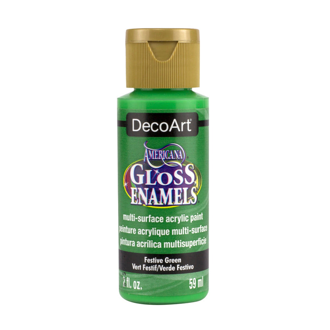 DecoArt Americana, Gloss Enamel Paint,  2 Oz., 3-Pack