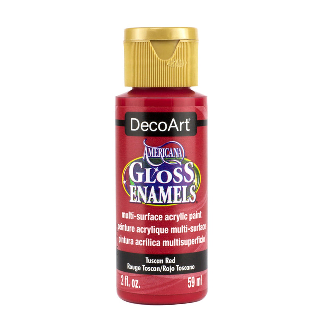 DecoArt Americana, Gloss Enamel Paint,  2 Oz., 3-Pack