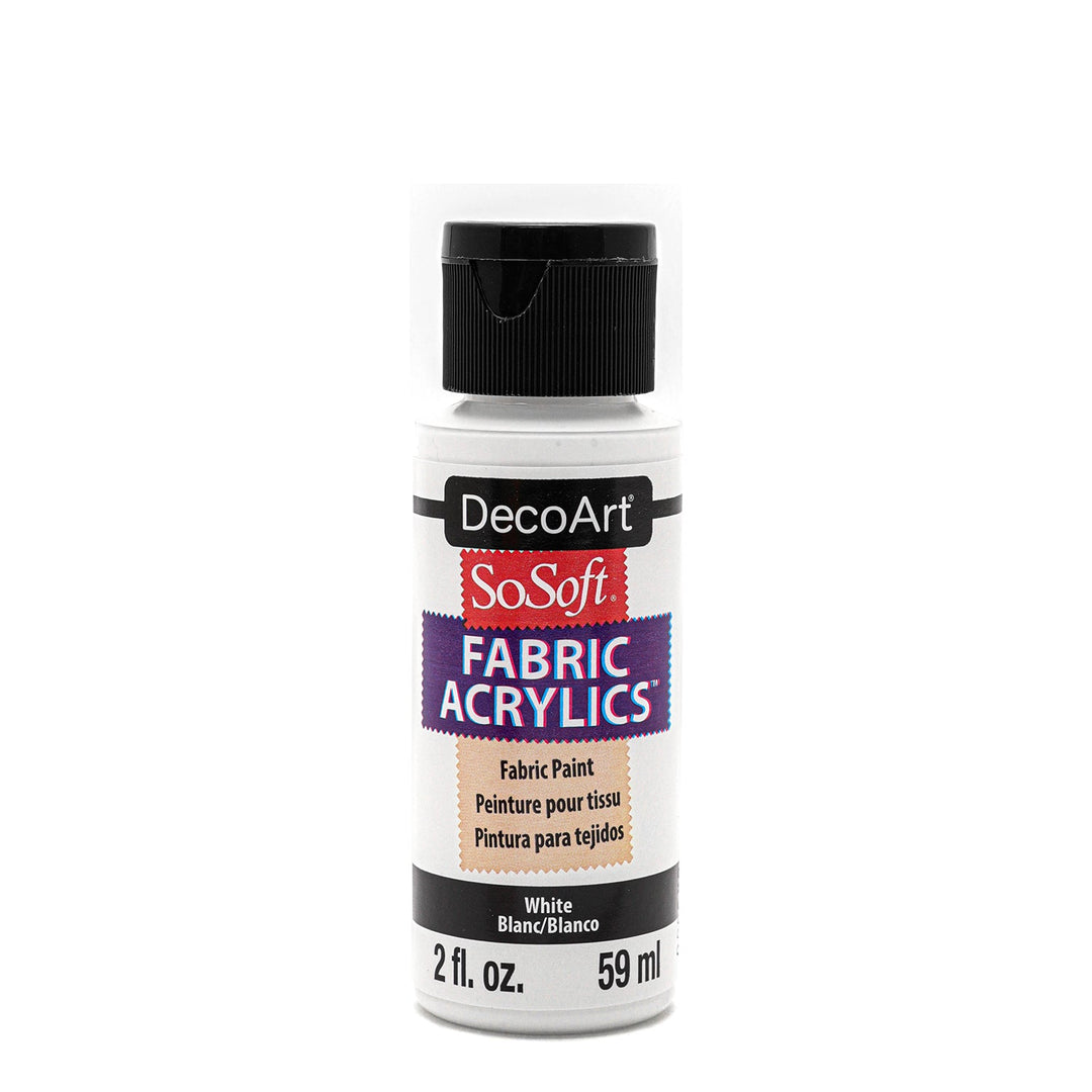 DecoArt SoSoft, Paint Fabric Acrylics, 2 oz., 59 ml.