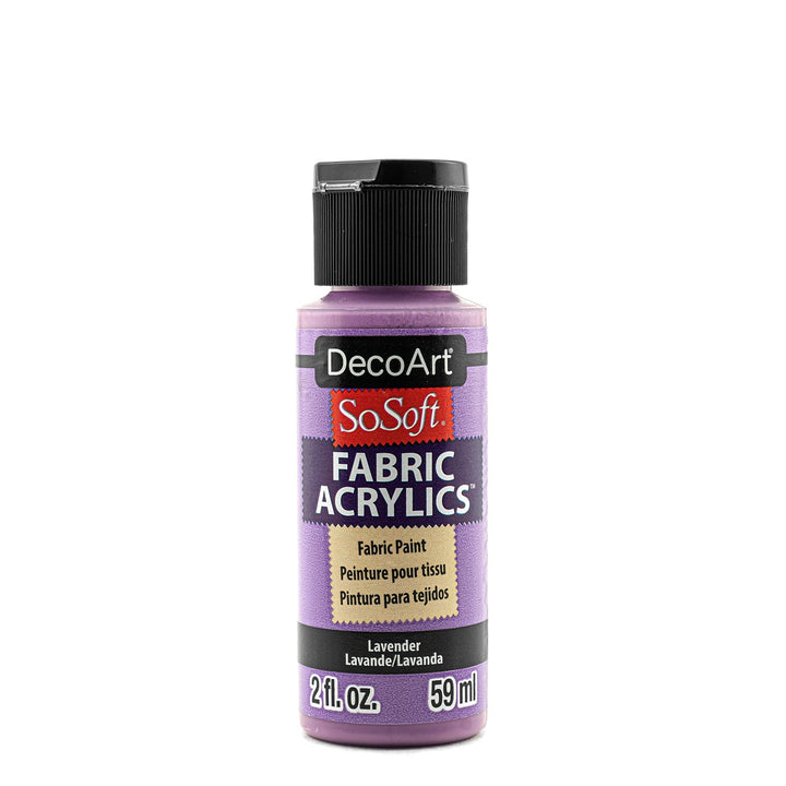 DecoArt SoSoft, Paint Fabric Acrylics, 2 oz., 59 ml.