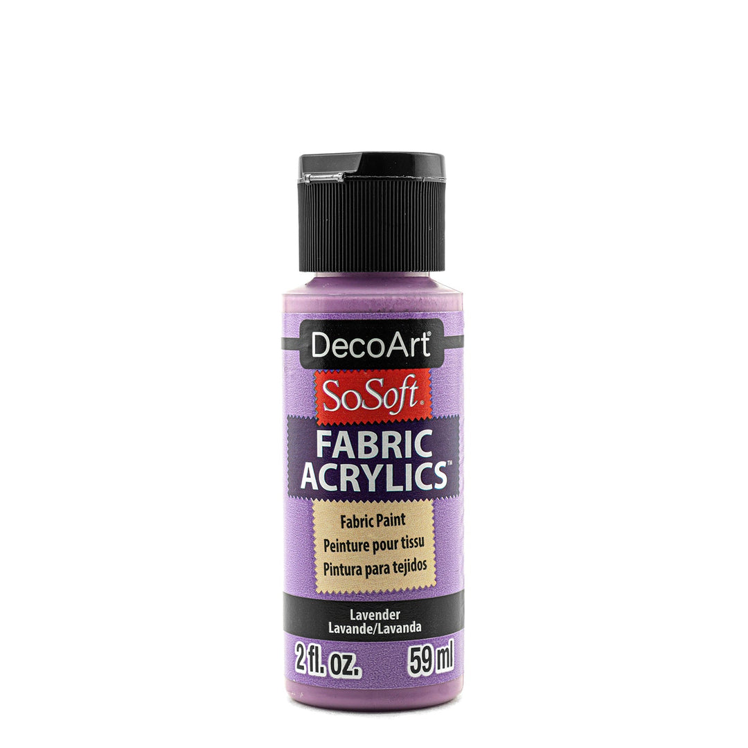 DecoArt SoSoft, Fabric Acrylics, 2 oz., 59 ml., 3-Pack