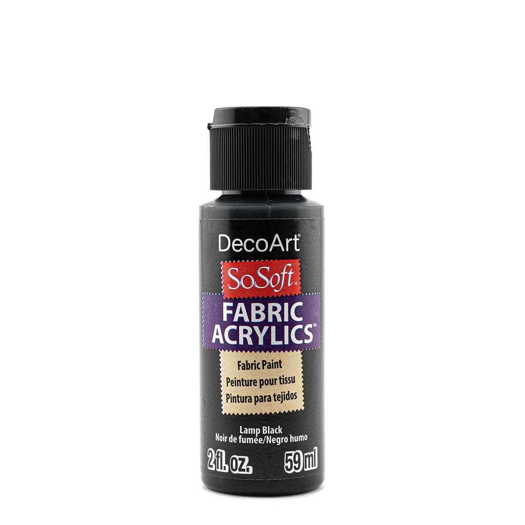 DecoArt SoSoft, Fabric Acrylics, 2 oz., 59 ml., 3-Pack